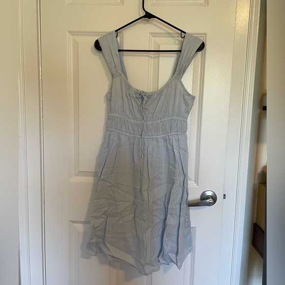 GAP Light Blue Milkmaid Sundress - Picture 1 of 3